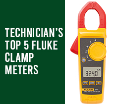 Technician’s Top 5 Fluke Clamp Meters